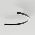 Светильник SP-LINE-HANG-ARC-C3535-D800-34W Day4000 (BLACK, 230V) (металл)