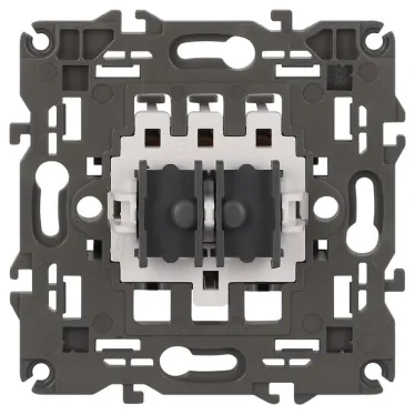 Переключатель для жалюзи (кноп), 10АХ-250В, Elegance, механизм (10/100/3000) 14-1110-99