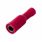 Разъем штекерный изолир гнездо 4 мм 0.5-1.5 кв мм (РШи-м 1.5-4 РШИм 1,25-5-4) красный, REXANT