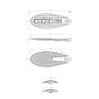 Светильник светодиодный уличный консольный ДКУ-150Вт SPP-5-150-5K-W IP65 150Вт 16500лм 5000К 860x33 0x100 (КСС ''Ш'') (20)