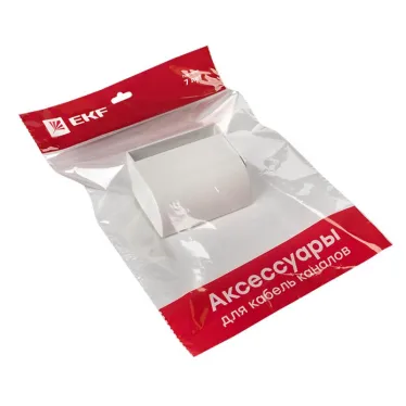 Заглушка (100х40) (2 шт) Plast Белый