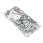 Скоба металлическая двухлапковая d8-9мм (100шт) PROxima