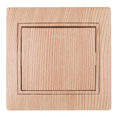 Выключатель Intro Plano 1-101-11 одноклавишный 10А-250В, IP20, СУ, сосна