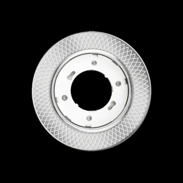 Светильник светодиодный ДВО-15W встраиваемый под лампу GX53 декоративный с доп. подсветкой MG11 хром без лампы