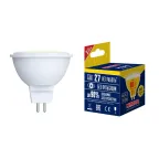 Лампа светодиодная LED-JCDR-10W/WW/GU5.3/NR Форма JCDR, матовая. Norma. Теплый (3000K).