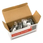 Кнопка красная SW2C-10D с подсветкой неон 1но IP54