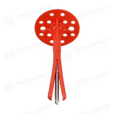 Дюбель для теплоизоляции 10х140 с металлическим гвоздем (25шт)