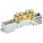 TEKFOR Шина PE земля неизолированная на универсальном держателе 8х12-4-Ж IEK