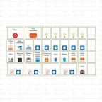 Комплект модульных наклеек малый (110х200) PROxima