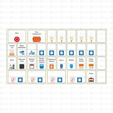 Комплект модульных наклеек малый с инд. ШК (110х200) PROxima