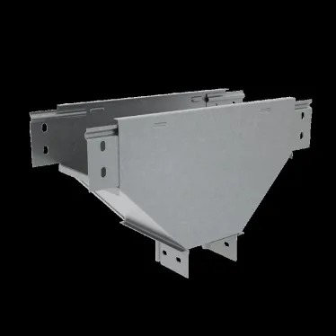 Т-ответвитель переходник 50х300-200 мм верт. c разворотом трассы на 90 гр. ПЛЮС (нижняя часть меньше исходной)