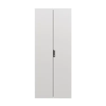 Дверь двойная сплошная IT-CQE 1200x800. RAL7035