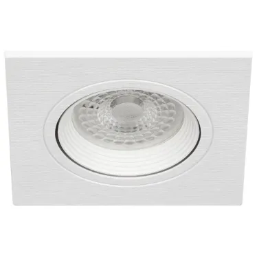 Светильник встраиваемый декоративный KL92-1 WH MR16/GU5.3 белый, пластиковый (MR16/GU5.3 в комплект не входит)