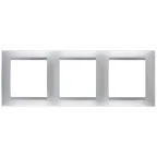 Рамка на 3 поста алюминий