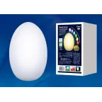 Светильник декоративный светодиодный ''Яйцо''. Аккумуляторный (в/к). 14х19см. RGB свет. ULG-R003 019/RGB IP54 EGG