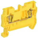 Клемма пружинная КПИ 2в-2,5 31А желтый