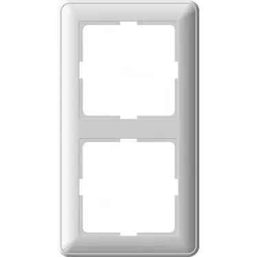 W59 Рамка 2 поста белая