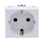 VIVA Розетка силовая с заземлением белая