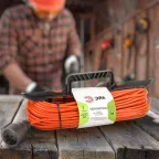 Удлинитель силовой UFx-1-2x1.5-50m-IP44 на рамке б/з 1 гн 40м ПВС 2х1.5 UFx-1-2x1.5-50m-IP44