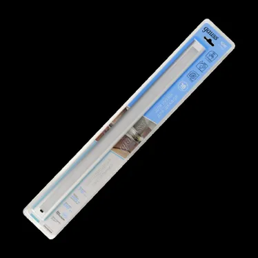 Светильник линейный светодиодный ДБО 10 Вт 750 лм 4000К AC 220В IP20 600х40х11мм модель A управление датчиком движения плавное диммирование широкий корпус Modul Gauss