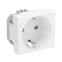 VIVA Розетка силовая с заземлением белая