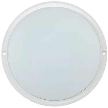 Светильник светодиодный ДПО 4003 15Вт IP54 4000K круг белый пластик IEK
