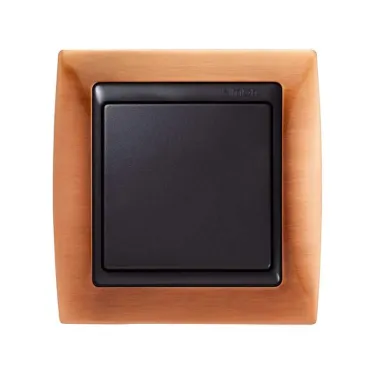 Рамка на 2 поста, S82, античная медь - графит