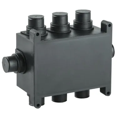 Коробка распаячная 118х76х60мм для монолит. стр. черная