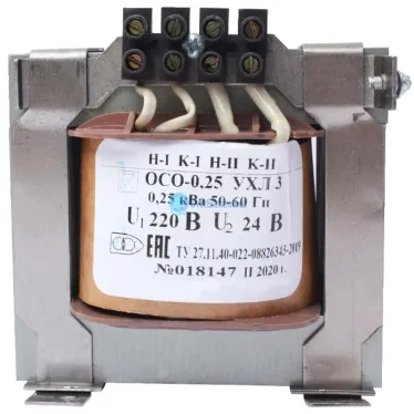 Трансформатор ОСО-0,25 УХЛ3 220/24, IP00