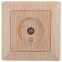 Розетка TV одиночная, СУ, Solo, сосна, 4-301-11