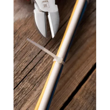 Хомут P6.6 стандартный белый 2.5x100 (100шт) FlexLock PROxima