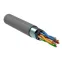Витая пара F/UTP кат 5E 4х2х24AWG solid LSZH нг(А)-HF серый 305м