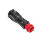 Штекер автоприкуривателя с предохранителем универсальный под винт,