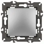 Переключатель, 10АХ-250В, Эра Elegance, алюминий,14-1103-03