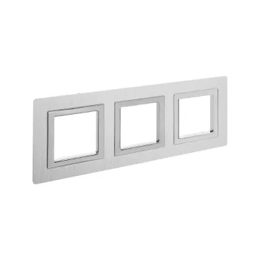 Рамка из алюминия, ''Avanti'', серая, 6 модулей