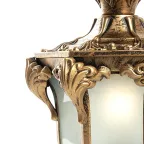 Светильник НТУ-60w на трубу Е27 IP44 черное золото