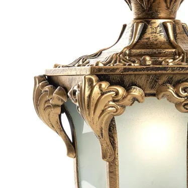 Светильник НТУ-60w на трубу Е27 IP44 черное золото