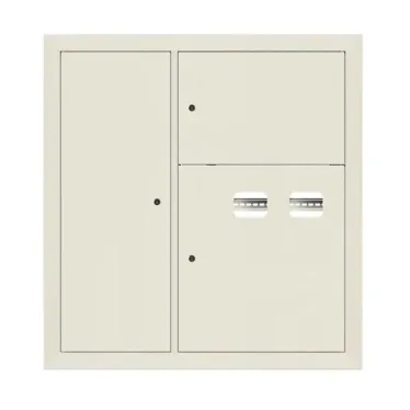 Щит этажный 2 кв. слаботочка слева RAL9002 (1000х950х150) EKF PROxima