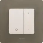 ETIKA Диммер нажимной 400Вт белый