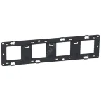 Суппорт Mosaic 4 мест 10 мод.  монтаж на винтах | 080254 | Legrand