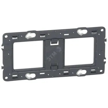 Суппорт Mosaic 2 мест 4/5 мод.  монтаж на винтах | 080252 | Legrand