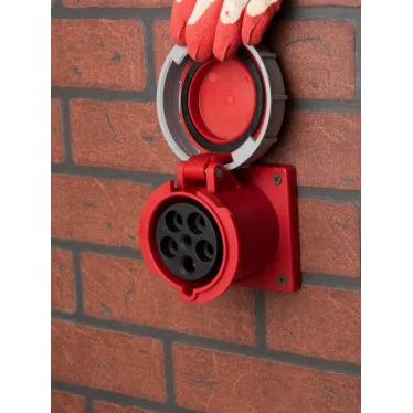 Розетка стационарная внутренняя 3352 3Р+РЕ+N 63А 380В IP67 PROxima