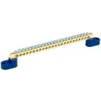 Шина нулевая на 2 угловых изоляторах ШНИ-6х9-24-У2-С