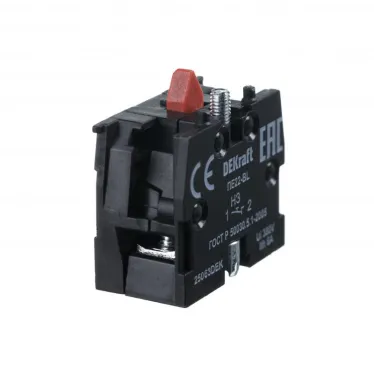 Контакт дополнительный для двойных выключателей ПЕ-22 1 НЗ ДК22 DEKraft