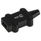 Заглушка для Белт-лайт (на 2 жил.), черный ERABL- Z