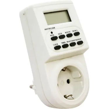 Розетка с таймером (недельная) электронная IP20 16А 3500W