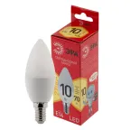 Лампа светодиодная LED B35-10W-827-E14 R (диод свеча 10Вт тепл E14) (10/100/3500)