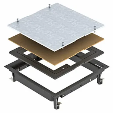 Ревизионный лючок ZES9-2 U (полиамид,черный)