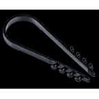 Дюбель-хомут 19-25мм для круглого кабеля нейлон черный (25шт/упак) IEK