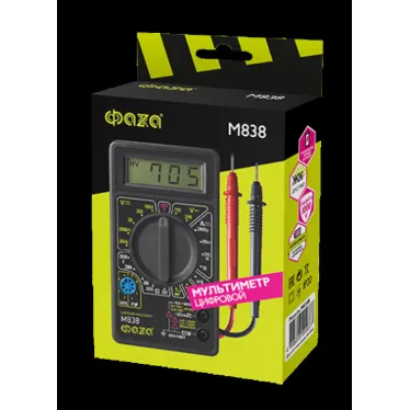 Мультиметр цифровой M838 ФАZА